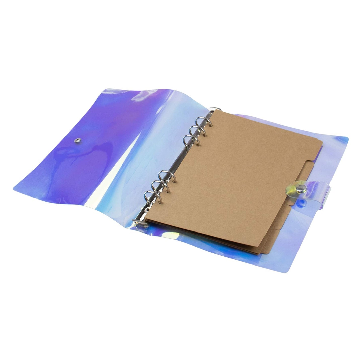 AUEAR, 3 Sets A5 Kraft Paper Divider 6 Holes Ring Index Page Tab Cards for Travel Diary Binder Notebooks Journal Plan