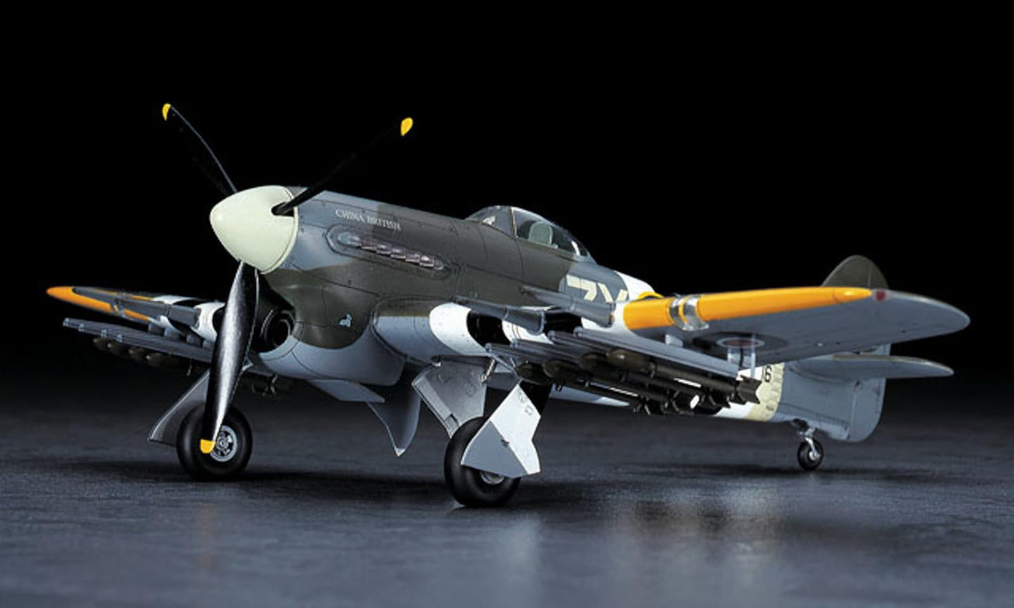 Hasegawa 1:48 Scale Typhoon MK.IB Tear Drop Canopy Model Kit