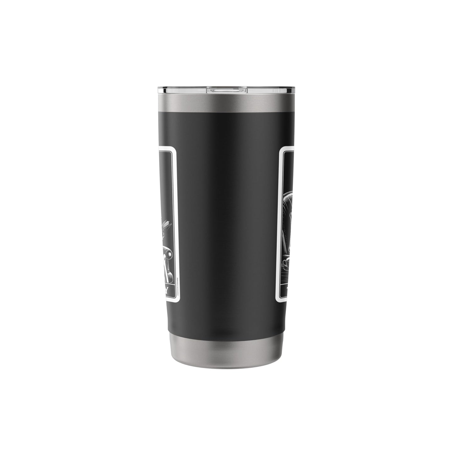 The Homebody Tarot Card Indoorsy Men Introvert Stainless Steel Insulated Tumbler