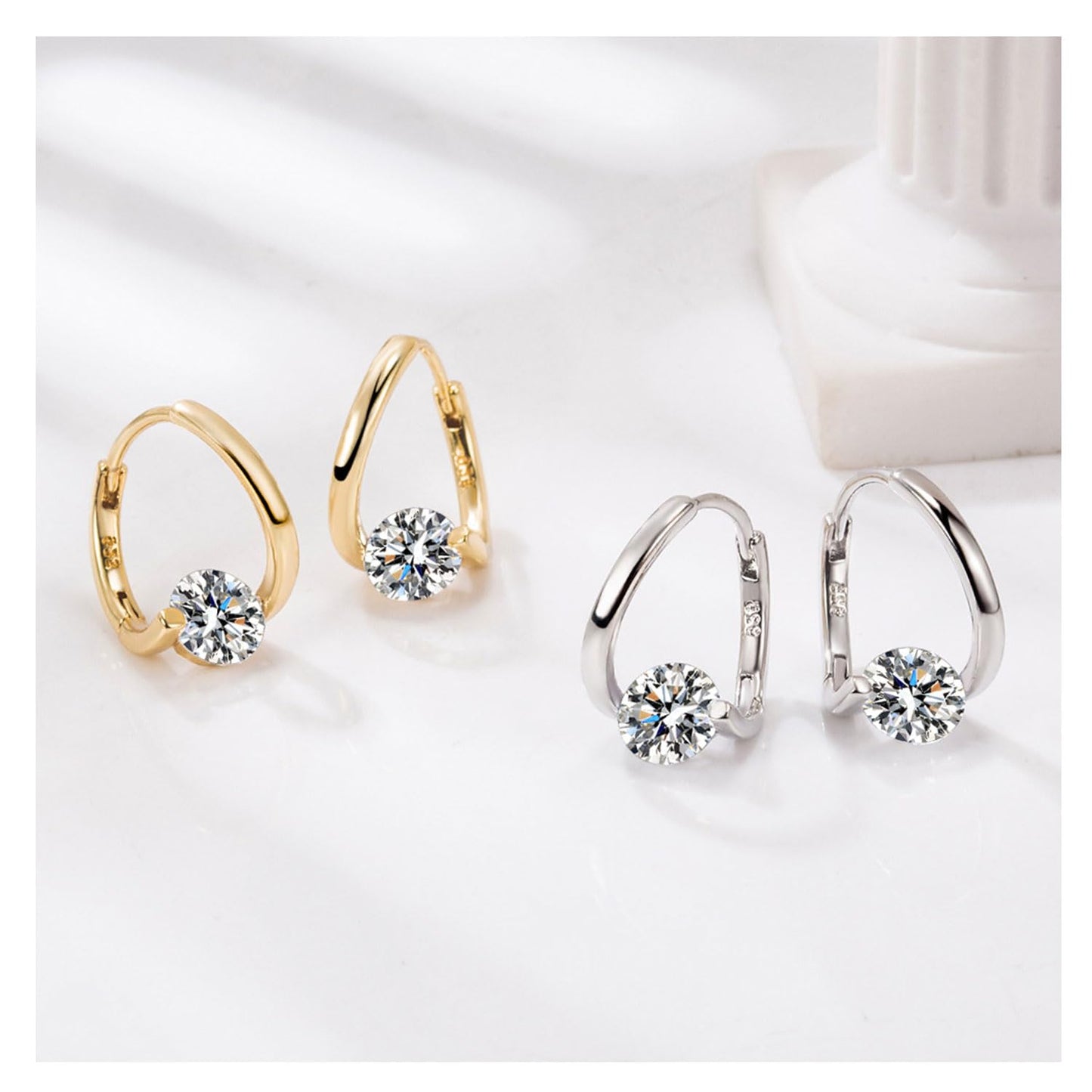 Halolux Lymphvity Germanium Earrings Halolux Lymphvity Germanium Earrings Atheniz Lymphatic Earrings Lymphatic Drainage Earrings (2 Colors) (gold+silver)