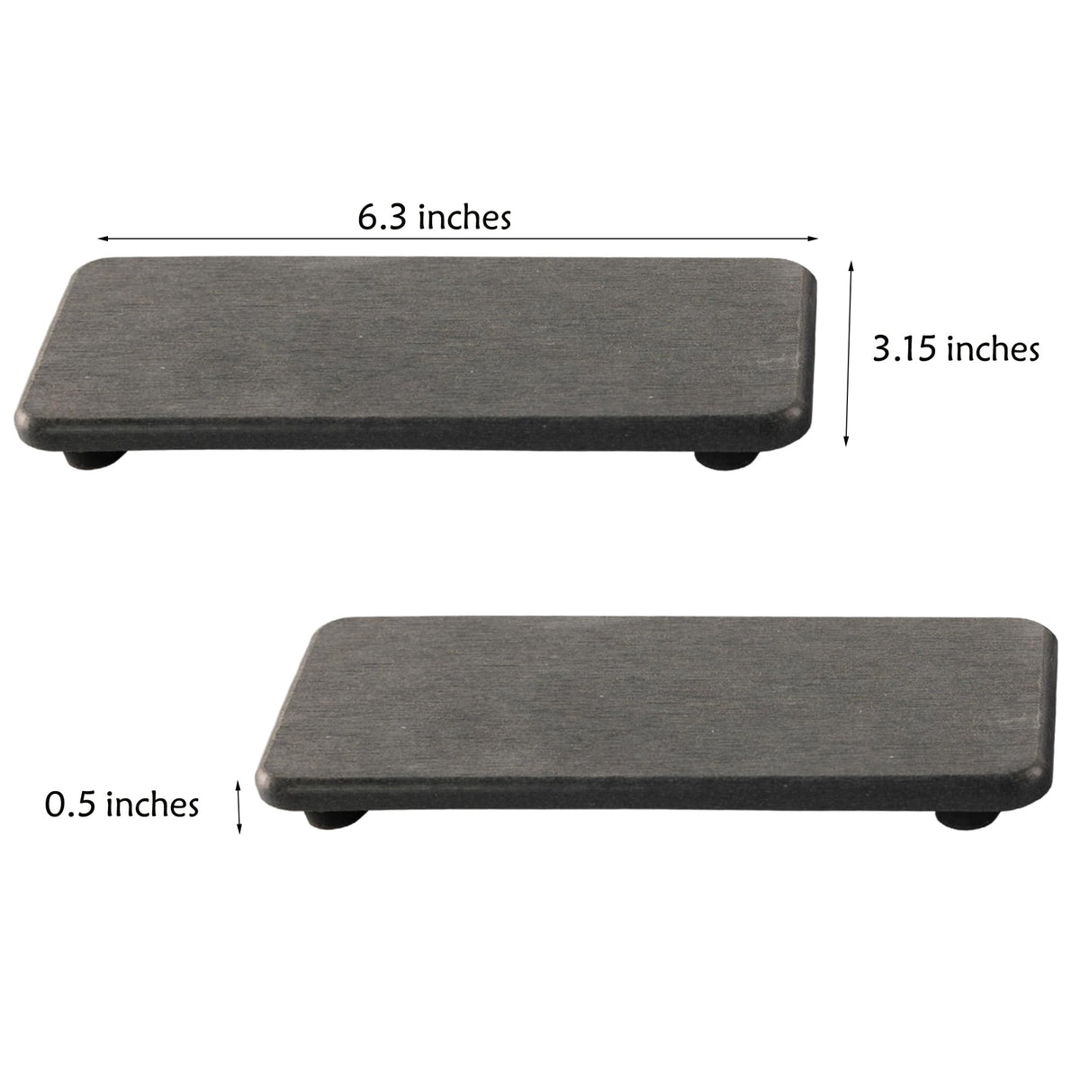 2 Pcs Sink Stone Soap Trays (2 Count)
