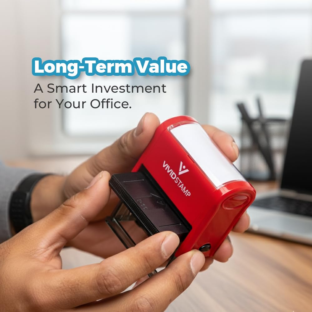 Unofficial Transcript Self Inking Rubber Stamp (Red Ink) - X-Large