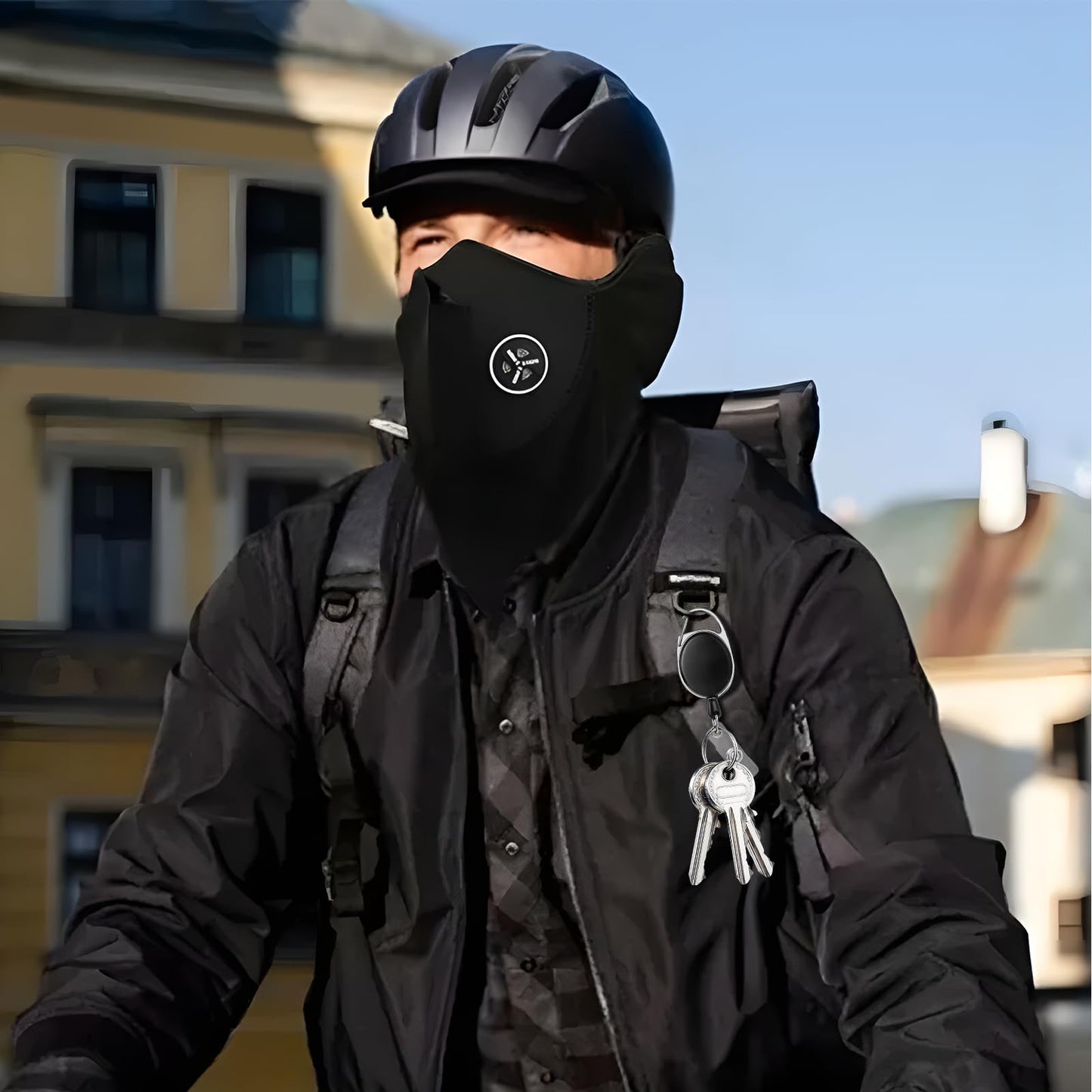 JEFURE 100 Pcs Badge Reel, ID Badge Holder Retractable Clip, Heavy Duty Keychain Badge Reel，Badge Clip, Bulk Lanyard for Wear Keys, ID Card, Name Hold