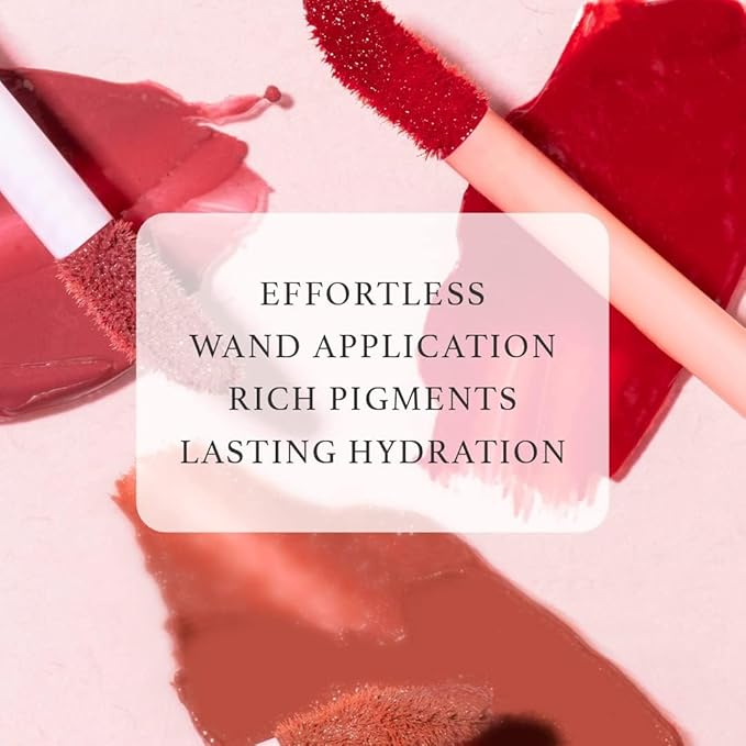 RAS Luxury Oils, Liquid Tinted Lip Glow Oil, Hydrates & Combats Dryness, Soft Lip Balm - Set of 4