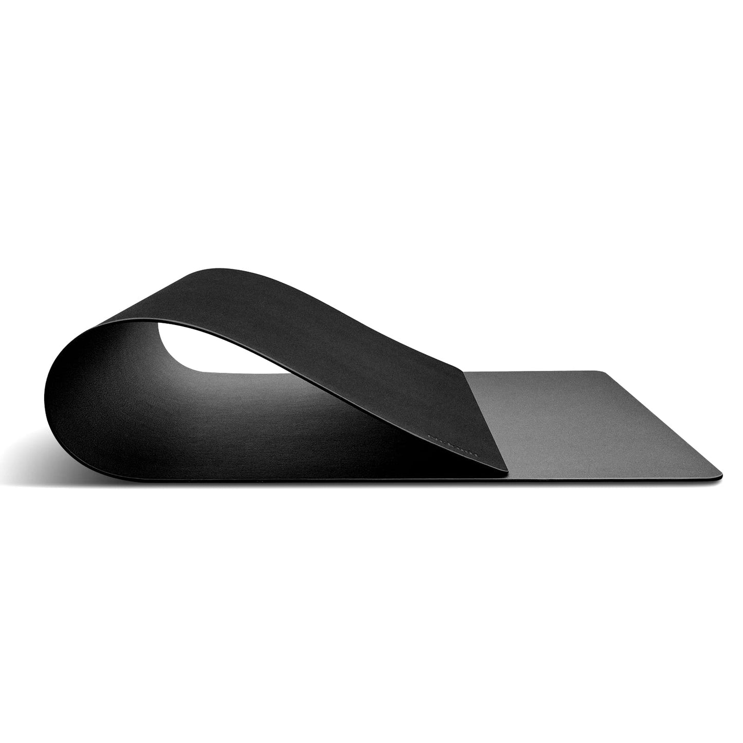 Nekmit Leather Desk Blotter Pad 34 x 17 Inches, Flat, Non-Slip, Waterproof, Black