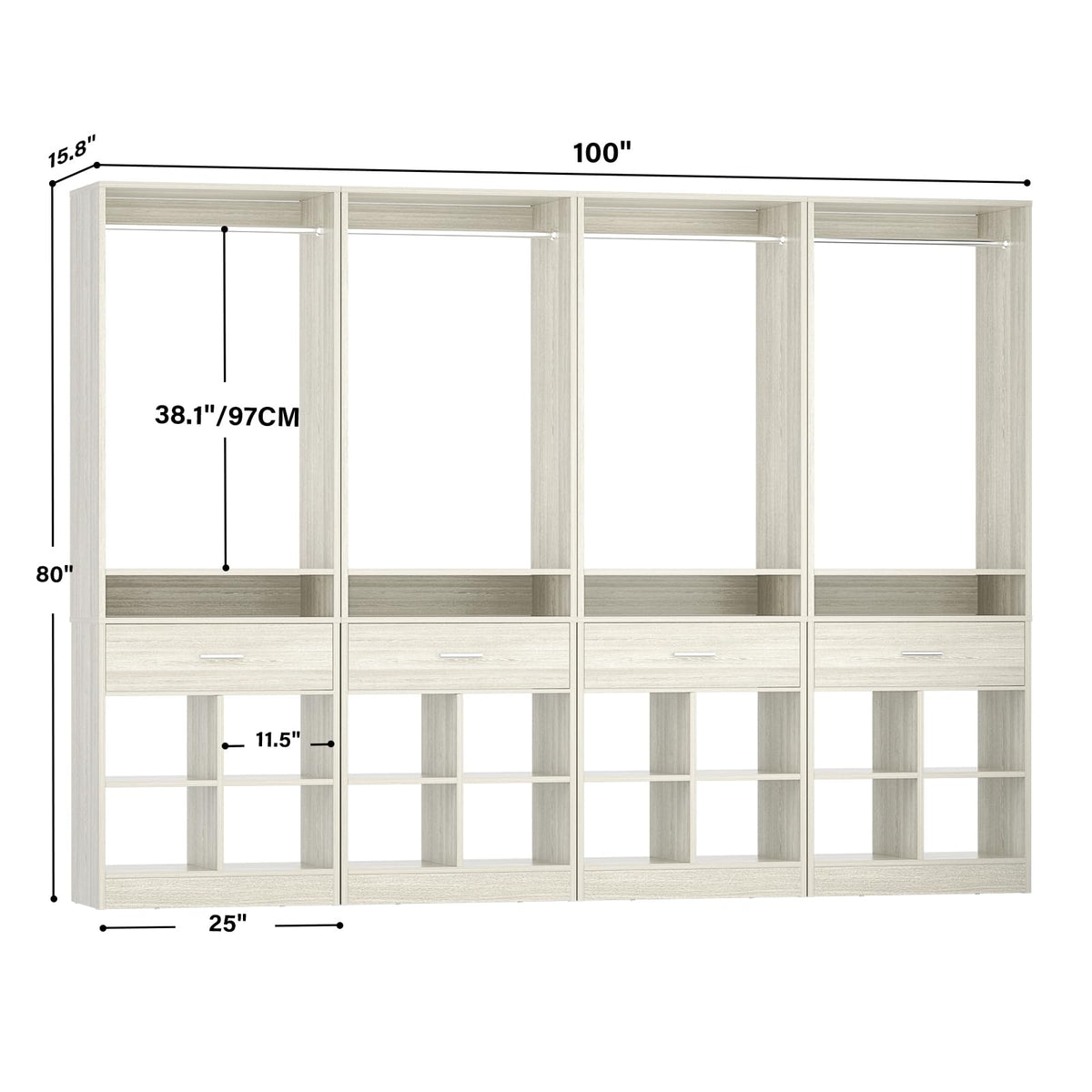 100" Closet System