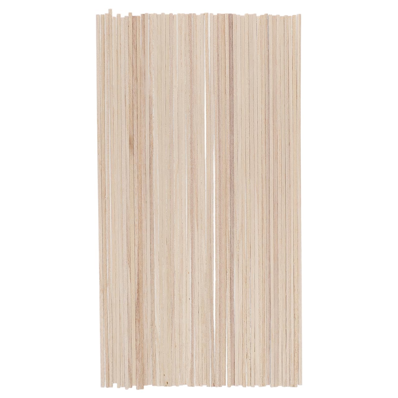 jojofuny 50pcs 300x3mm Square Wood Dowels Rods – Unfinished Wooden Rod Sticks for Crafting, Model Building, School Activities & DIY Projects – Premium Quality, Easy to Cut & Natural Wood Texture