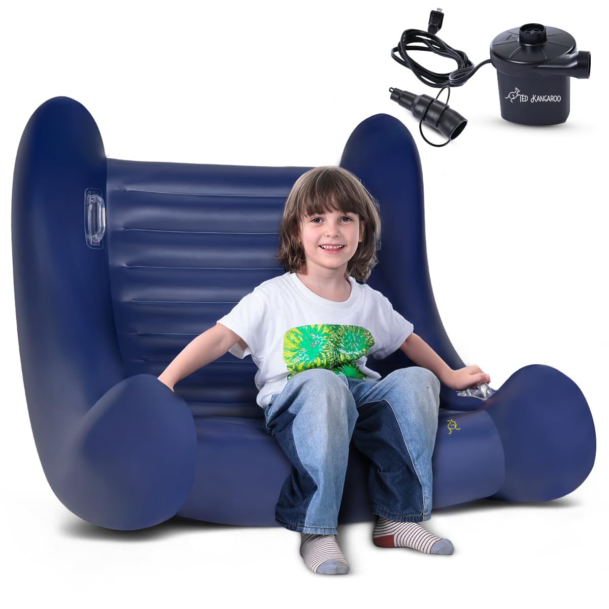 TED KANGAROO CloudBounce Ultra | Sensory Rocker for Kids | Patented NextGen Inflatable Sensory Chair | Ultra-Durable & Extra-Reinforced 2025 Edition