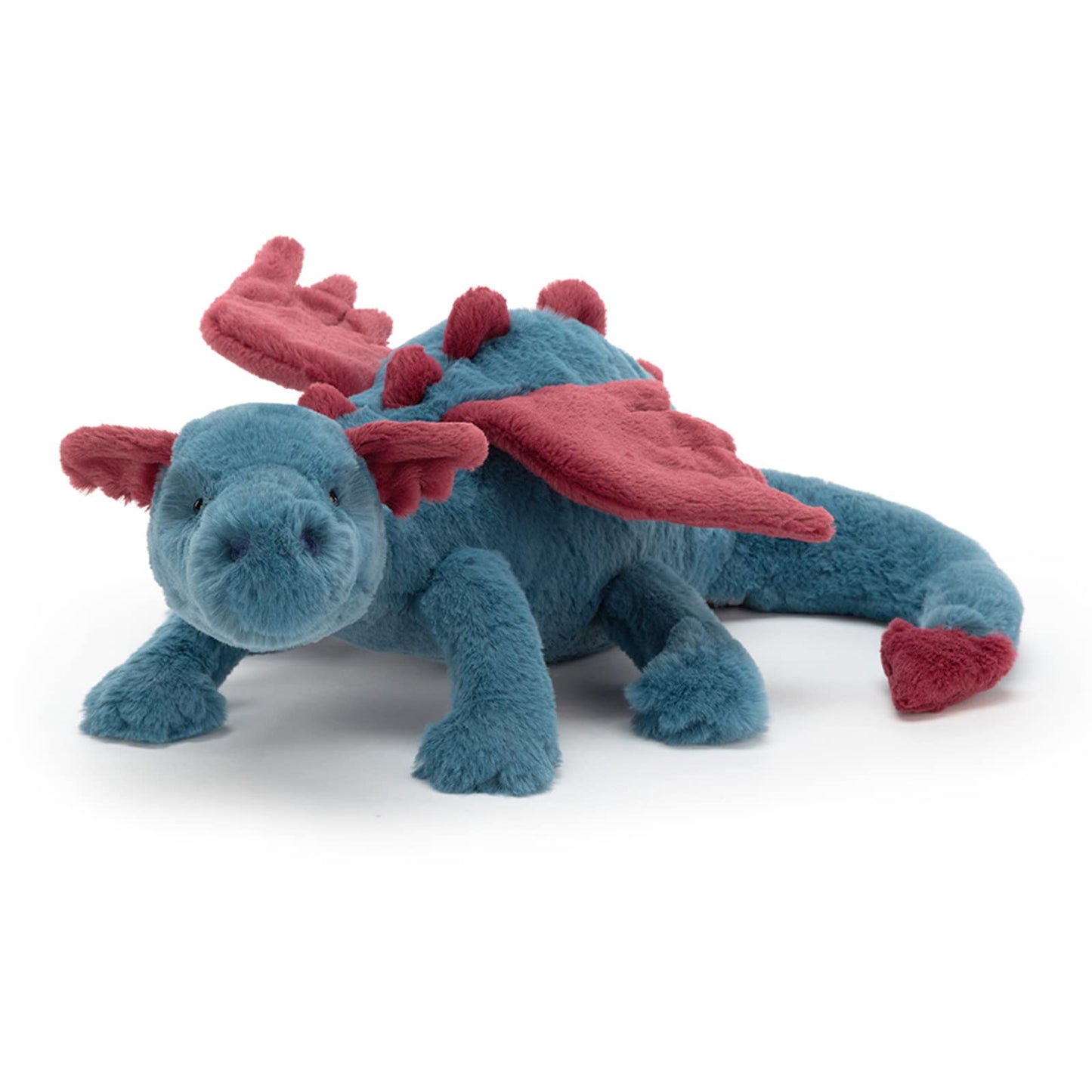 Jellycat Dexter Dragon Stuffed Animal, Large 19 inches - Mythical Plush Toy - Classic Children's Gift