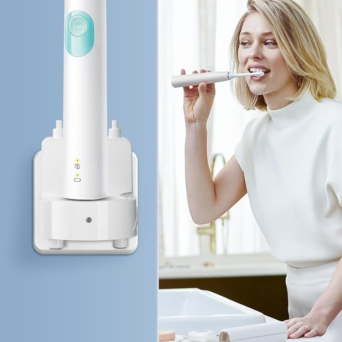 Wall Charger for Oral-B Braun Electric Toothbrush, Toothbrush Outlet Charger for Oral-B/Braun Most Models（Excluding iO 7/8/9/10 and Pulsonic Series） White
