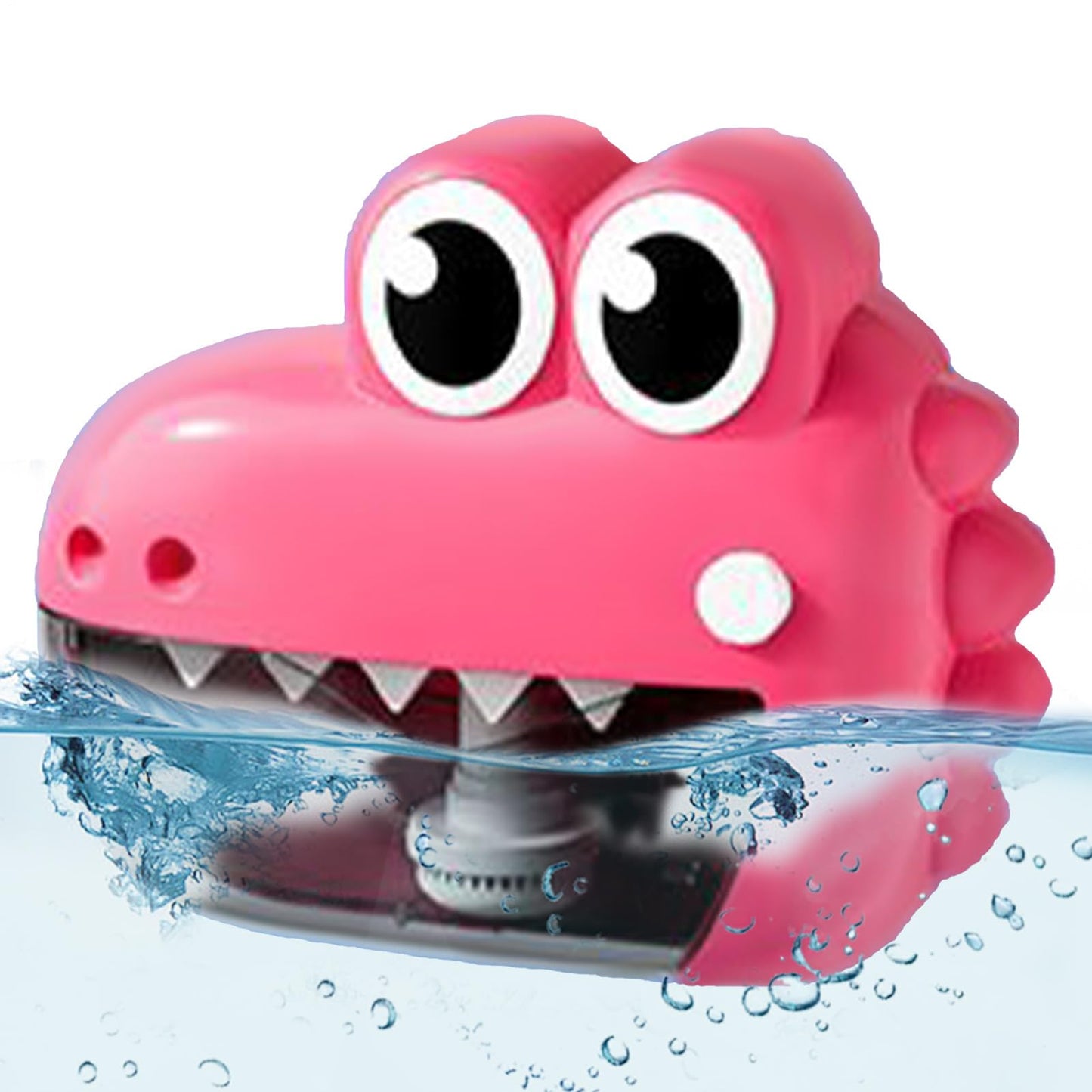Bubble Machine for Bath Tub, 19.1x15.2x9CM Kids Bath Bubble Maker, Frog Crocodile Bathing Toys, Baths Shower Toys for Easter Basket Stuffer Bathing Entertainment for Boys Girls