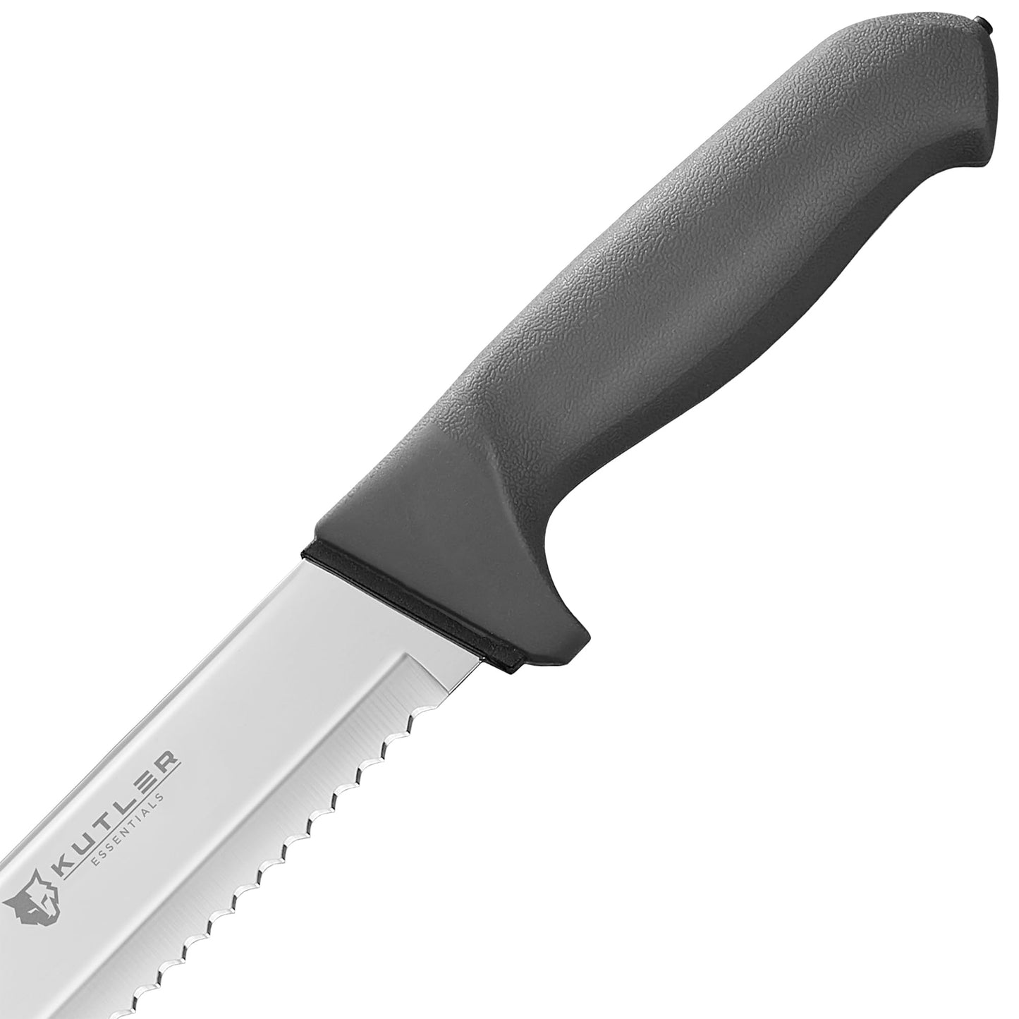 KUTLER Professional 12-Inch Bread Knife and Cake Slicer with Serrated Edge - Ultra-Sharp Stainless Steel Cutlery