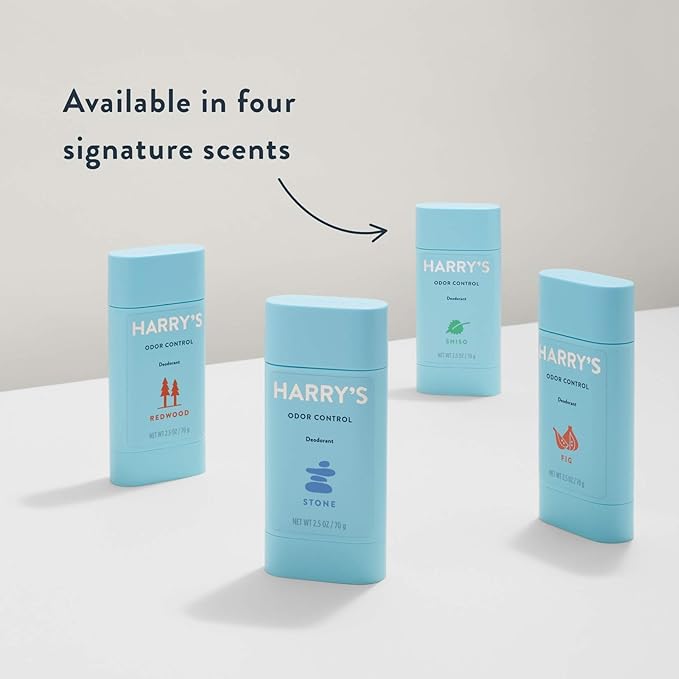 Harry's Men's Deodorant - Odor Control Deodorant - Aluminum-Free - Fig (6 Count)