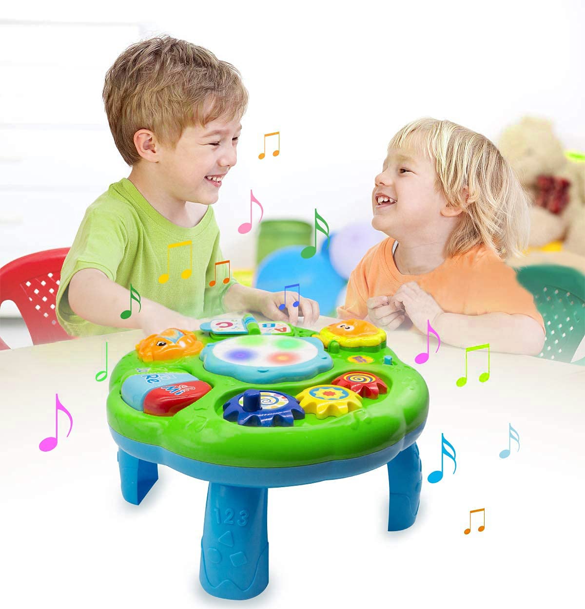 Magic Star Learning Table, Baby Activity Center & Interactive Play Table, Grow-with-Me Musical Activity Center for Infants & Toddlers 6–12 Months, Baby Activity Center Toy for Boys & Girls 1 2 3 Years