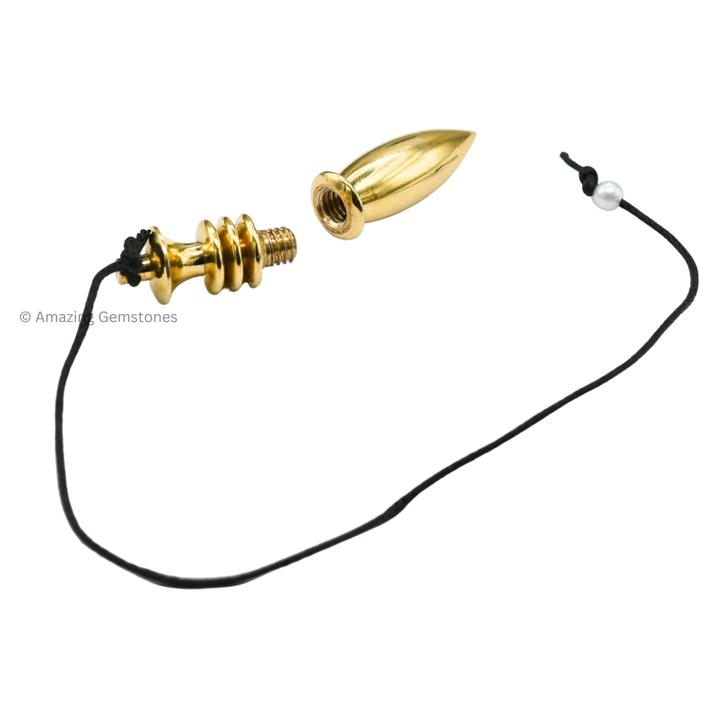 Amazing Gemstone Healing Metal Pendulums for Divination, Gold Karnak 4 Ring Plate Steel Copper Pendulum High Energy Pendulo de Bronce Pendulos de Mesa MP78