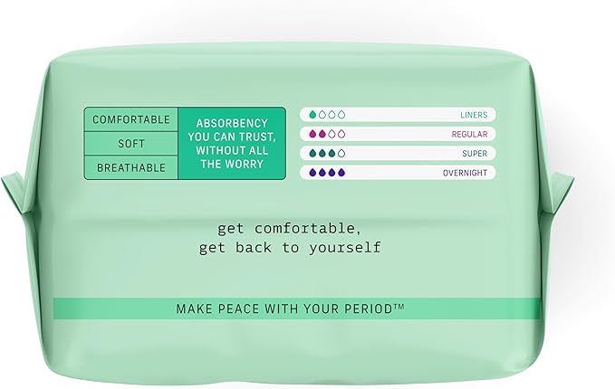 The Honey Pot Company - Non-Herbal Everyday Panty Liners for Women - Organic Cotton Cover & Ultra-Absorbent Pulp Core - Sanitary Pads - Feminine Care - FSA & HSA Eligible - 30 ct