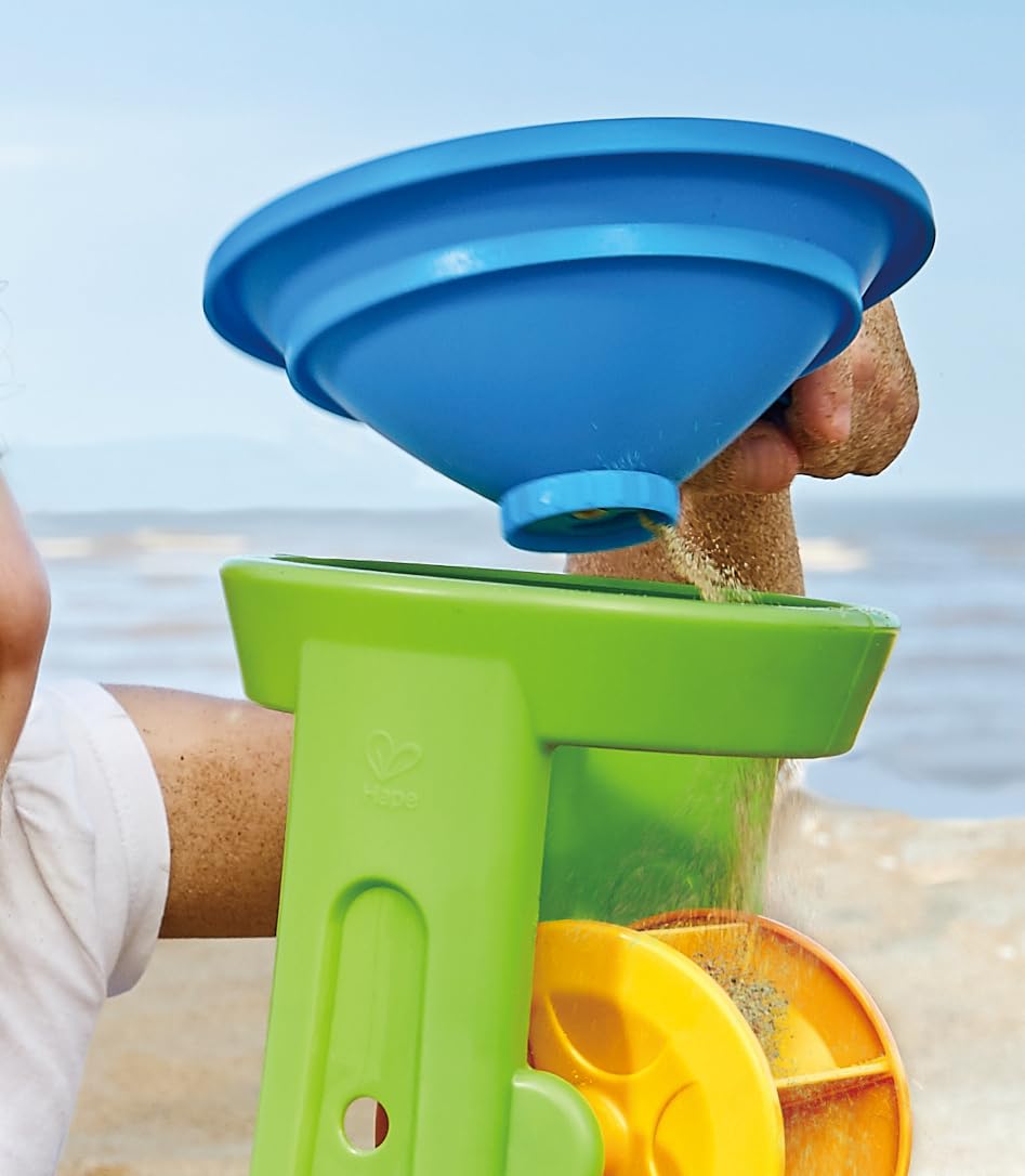 Hape Double Sand & Water Wheel Kid's Beach Toy