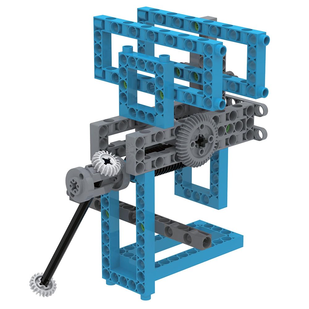 Thames & Kosmos Simple Machines Science Experiment & Model Building Kit, Introduction to Mechanical Physics, Build 26 Models to Investigate The 6 Classic Simple Machines