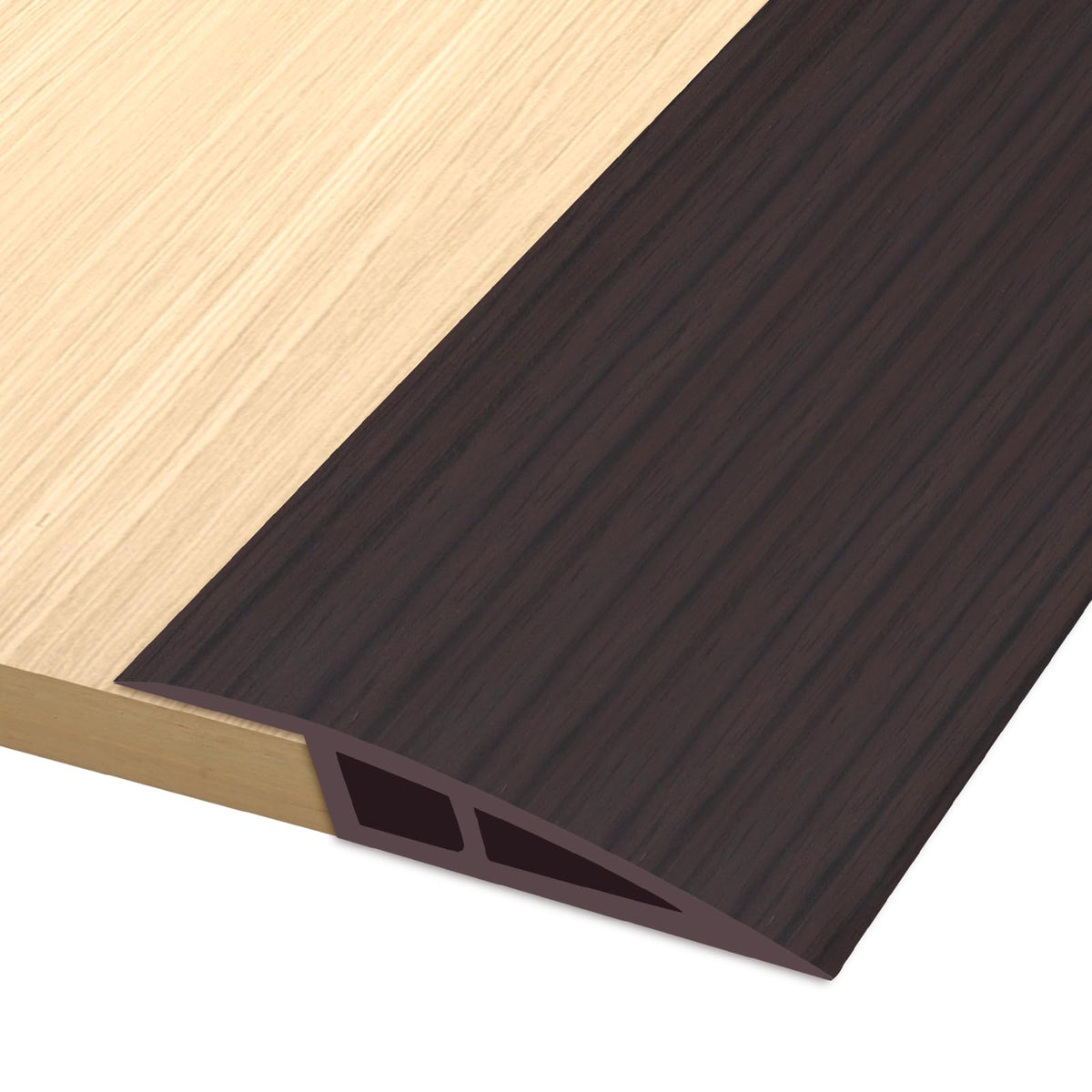 Vinyl Floor Transition Strip Self Adhesive Door Threshold Strip (6.6 Foot)