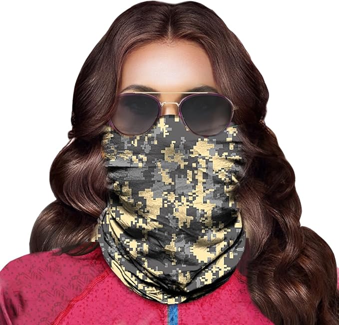 Obacle Neck Gaiter Face Mask Bandana for Dust Wind Sun Protection for Men Women