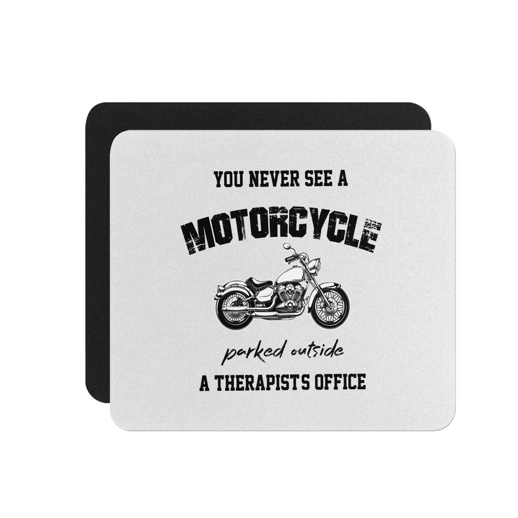 Mouse Pad Outside a Therapist's Office Neoprene Office Mouse Mat - Square Shape