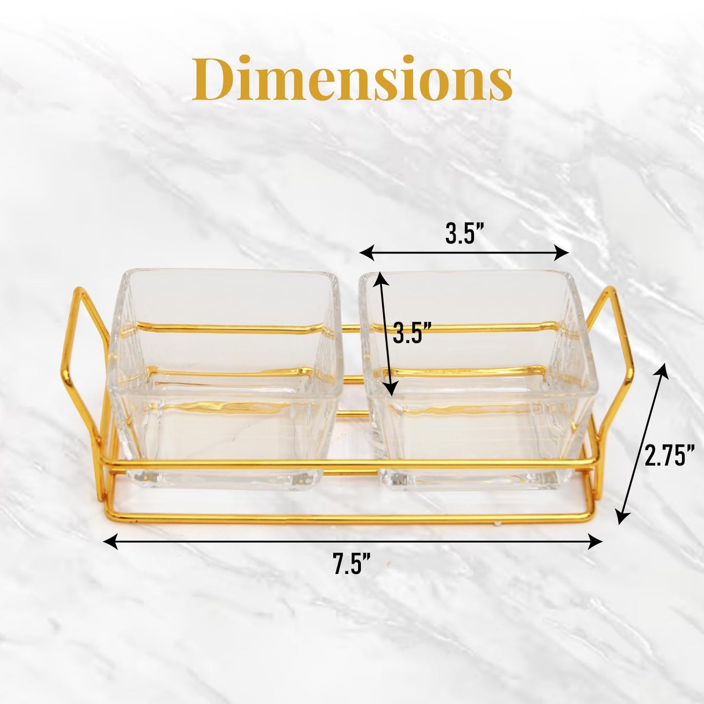 Easter Nuts gift Basket Luxurious and Elegant 2 Sectional Premium Reusable Glass Tray, Perfect Holiday Food Gift Basket