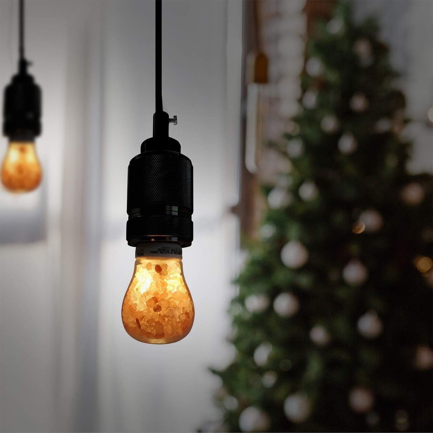 WBM Smart Led Salt Light Bulb, Himalayan Pink Salt Bulb (Pack of 2) Indoor LED Light Dimmable Bulb