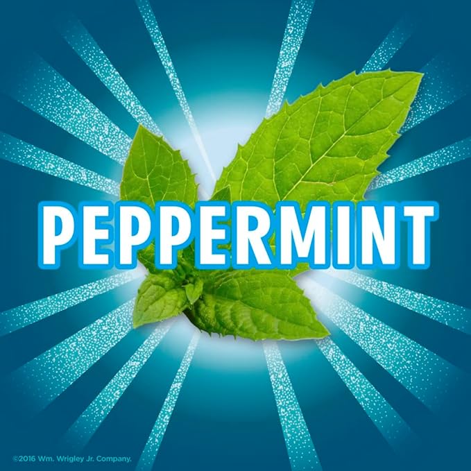 ECLIPSE Peppermint Sugar-Free Chewing Gum - 8 Packs, 18-Count Each Gum Packs