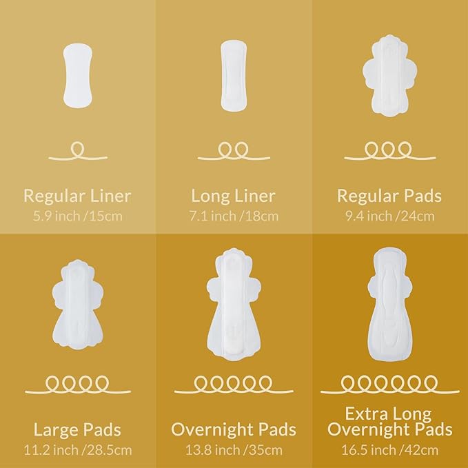 100% Organic Panty Liners for Women, Ultra Thin Cotton Cover, Regular Pantiliners, Light Absorbency, Unscented Barely There Pantie Liners, Individually Wrapped (Regular Liner, Size 1, 40ct)