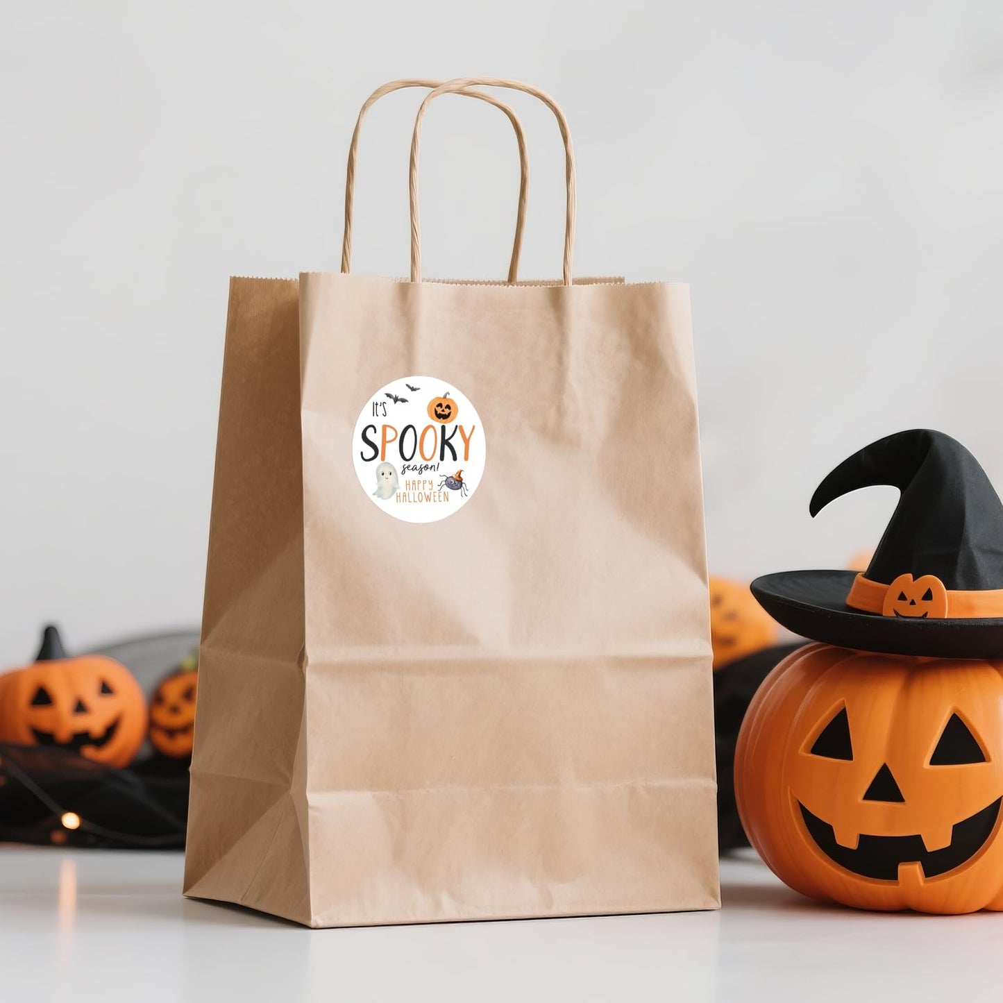 Anwyll 1000Pcs Halloween Stickers + 60Pcs Halloween Labels Gift Stickers