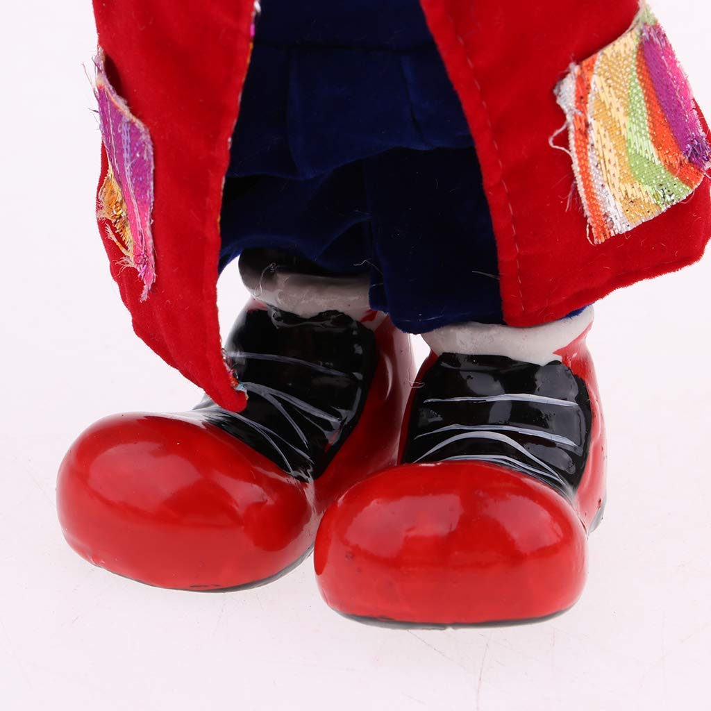 KODORIA Clown Doll Clown Figure Doll Halloween Ornaments Home Table Desk Top Decor - #5