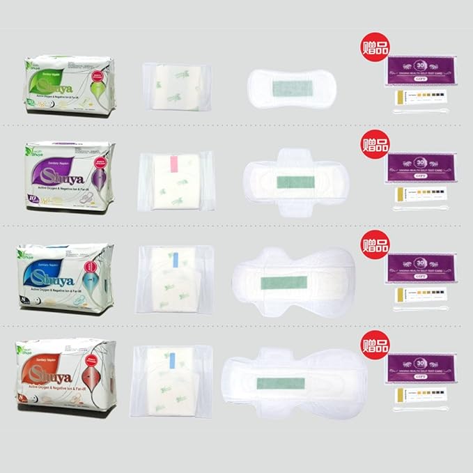SHUYA Ultral Thin Feminine Care Pads for Women Regular Length with Wings, Patented Active Oxygen and Anion Sanitary Pads, High Absorbency, Size 245mm,Scented 40Count (Pack of 4)
