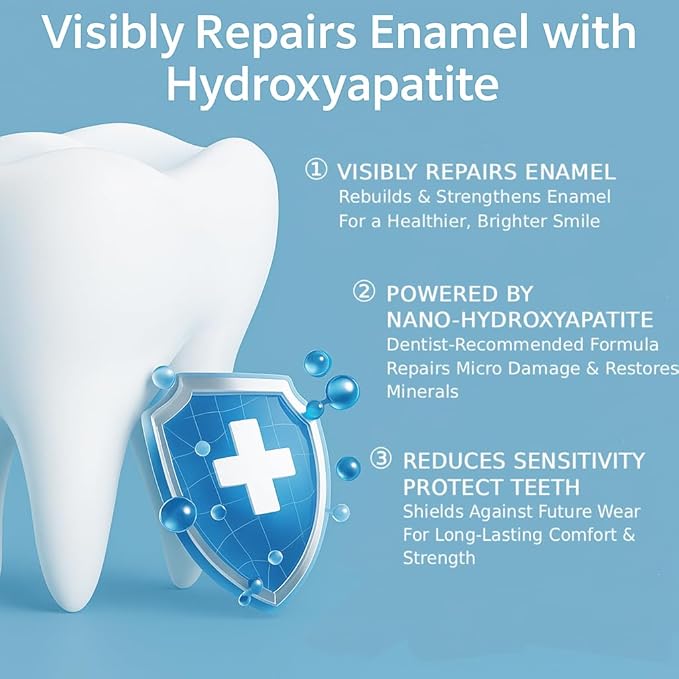 Hydroxyapatite Toothpaste, ICY Melon Mint, Enamel Protection Formula, Tooth Strengthening, Fresh Breath, Daily Use for Oral Health 4.23 OZ