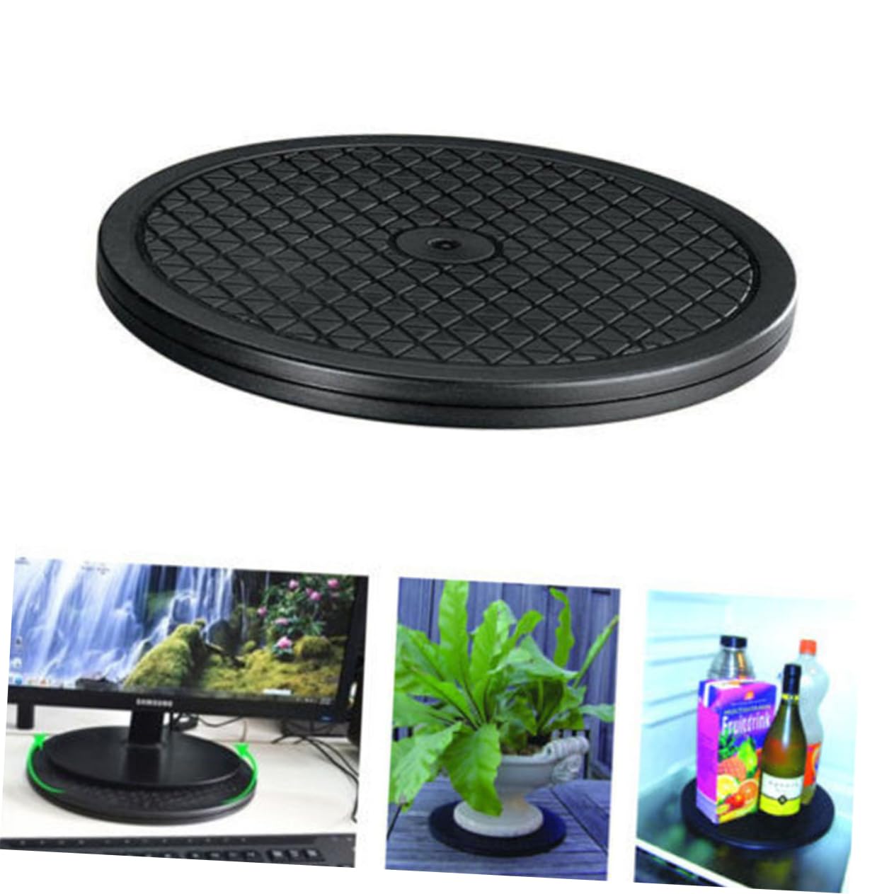 HOMSFOU 360degree Turntable Stand Swivel Base for Crafts Rotation Turntable for Clay Modeling