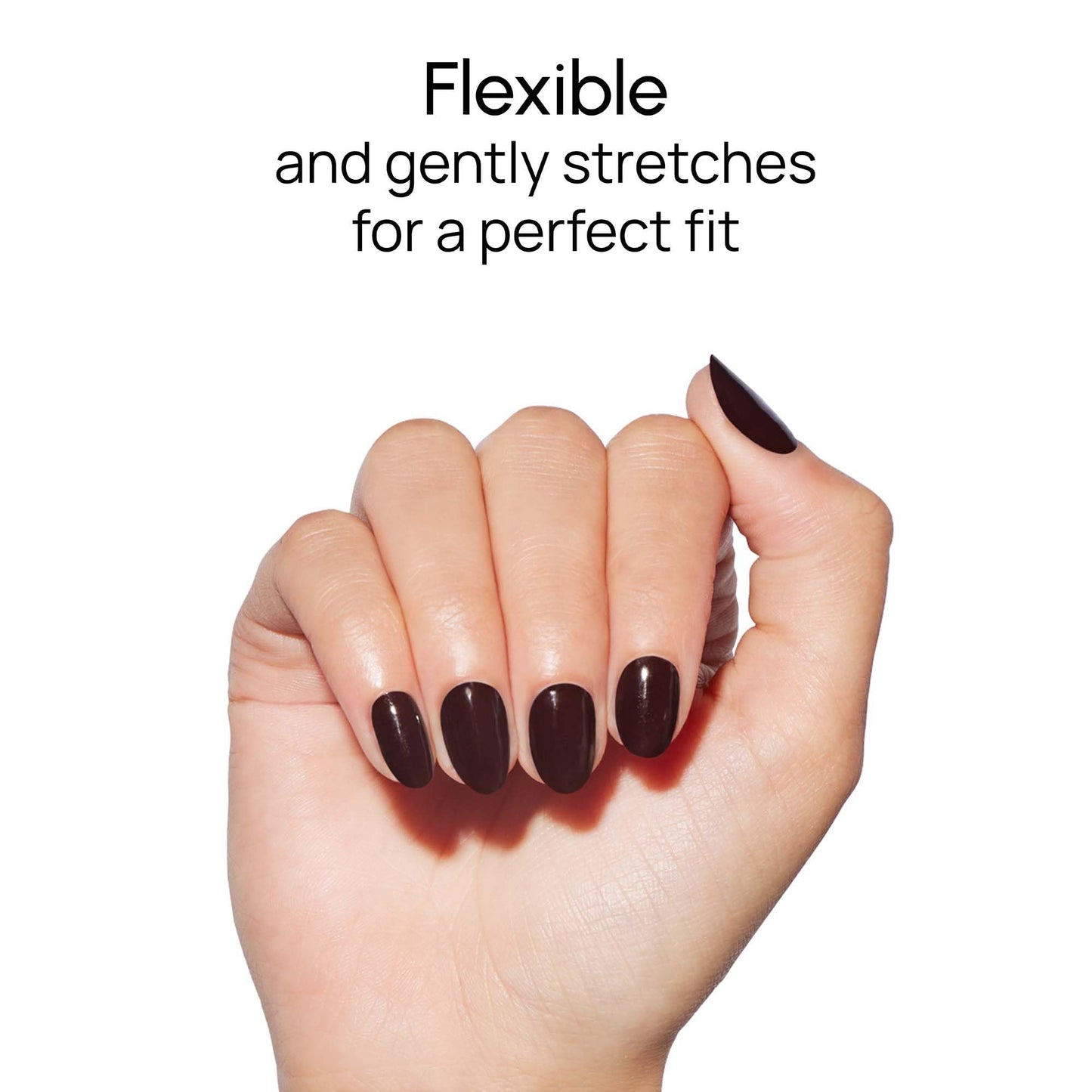 Color Street Dark Roast Nail Strips - Deep Brown Crème Inspired by Coffee Lovers - Crème Finish - 16 Double-Ended Nail Polish Strips