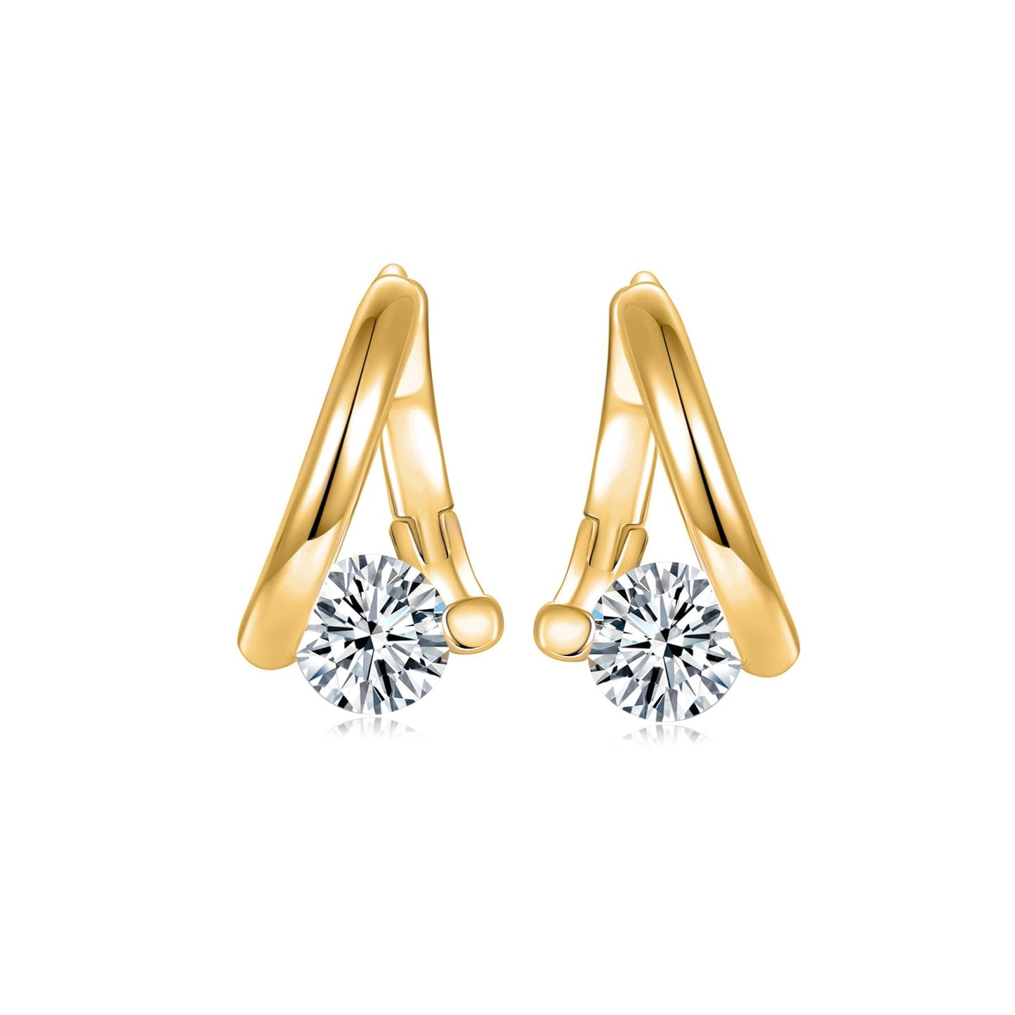Halolux Lymphvity Germanium Earrings,Atheniz Lymphatic Earrings,Lymphatic Drainage Germanium Jewelry for Women(Gold)