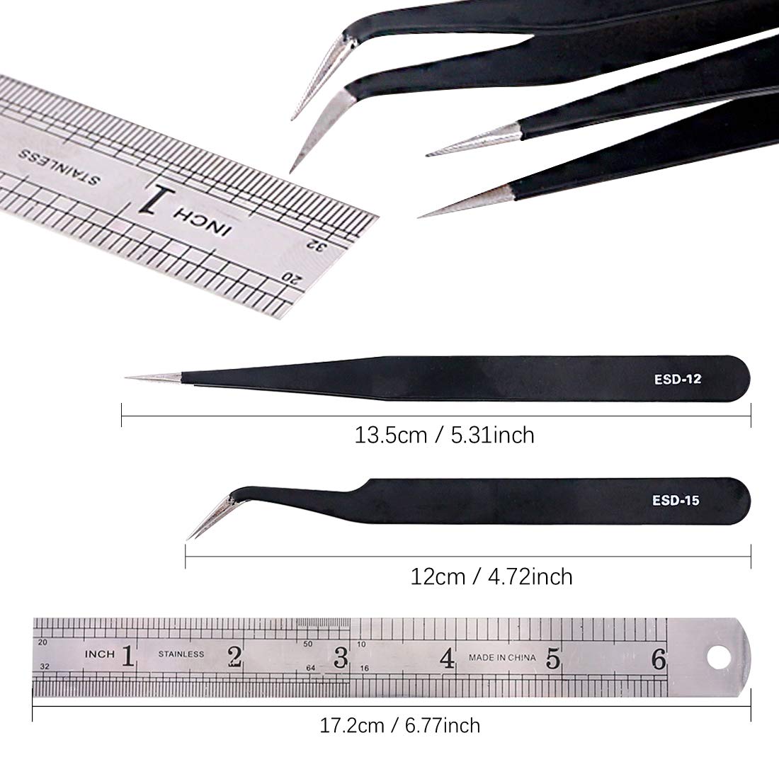 Keadic 29Pcs Modeler Basic Tools Craft Set Model Tools Kit Hobby Building Tools Kit for Professional Model Assemble Building