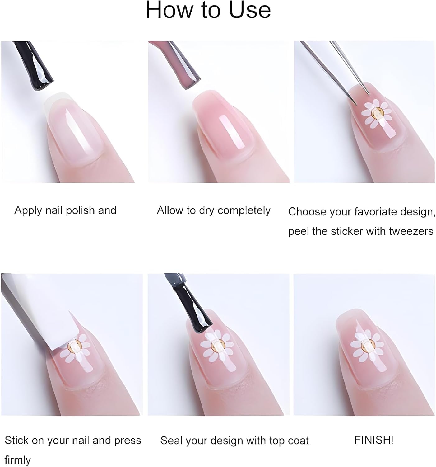 5D Embossed Nail Art Stickers Star Nail Decals Gold Gems Self-Adhesive Nail Stickers for Nails Art 3D Quadrangular Star Design Red Manicure Decorations Nails Supplies for Women