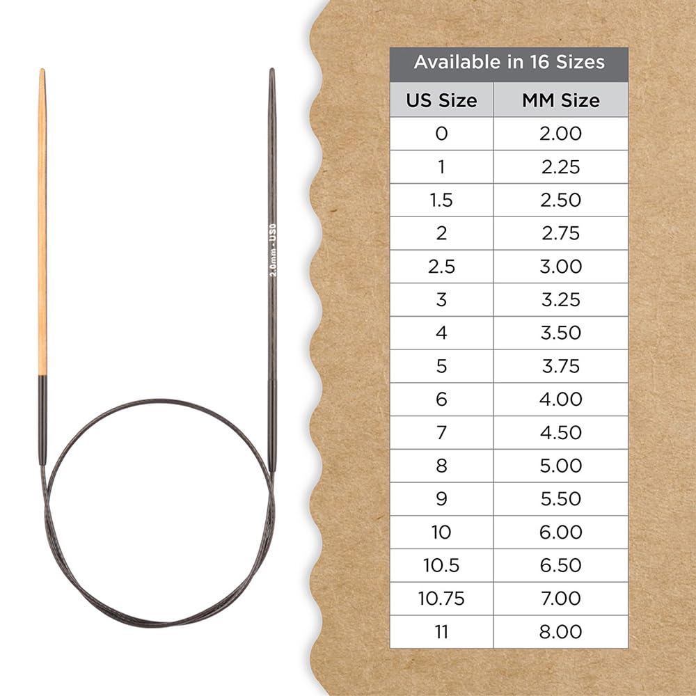 Knitter’s Pride Day & Nite Fixed Circular Needles 40"" (100cm) – US Size 2.5 (3mm)