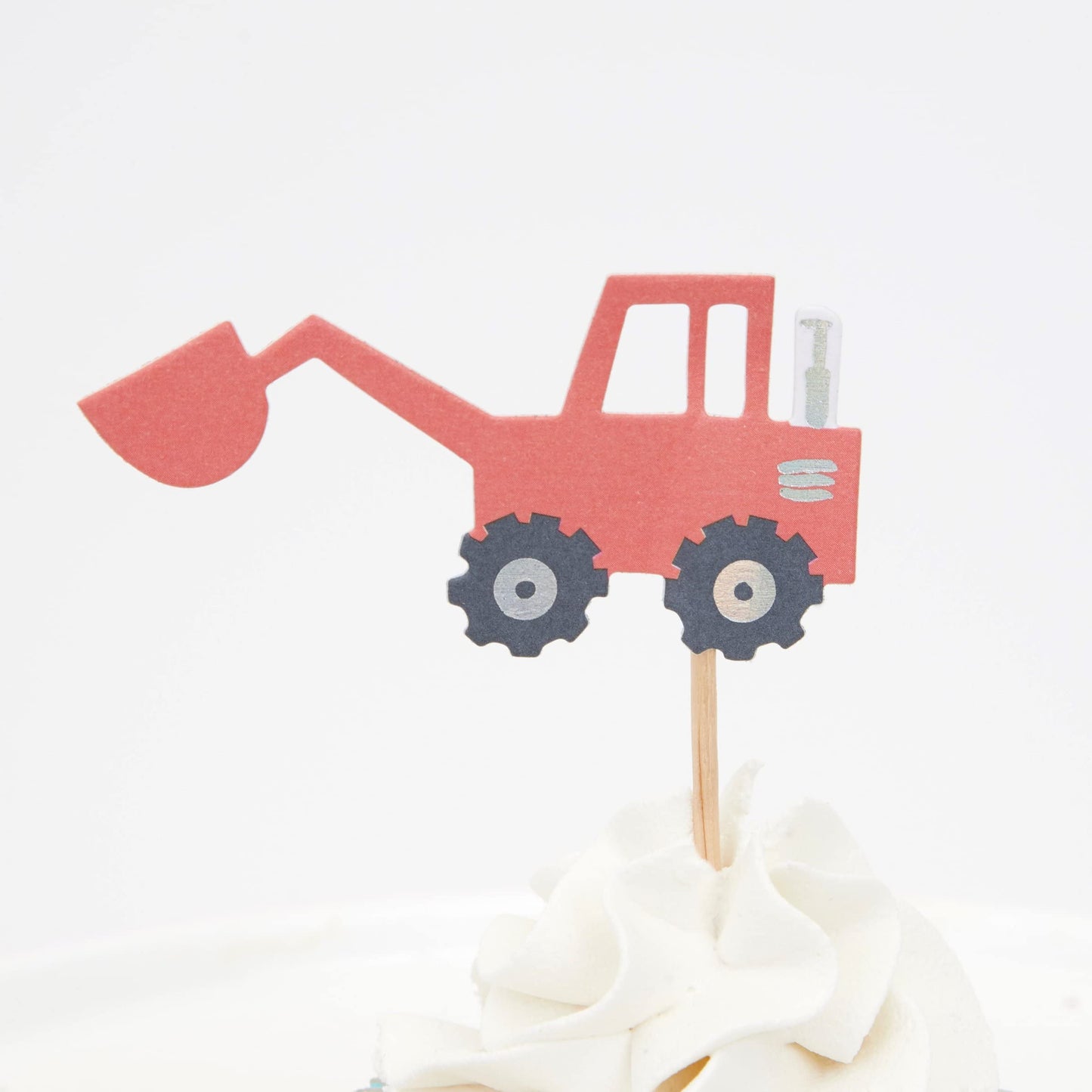 Meri Meri Construction Cupcake Kit (Pack of 24), Construction Cupcake Toppers and Liners for Fun Themed Parties