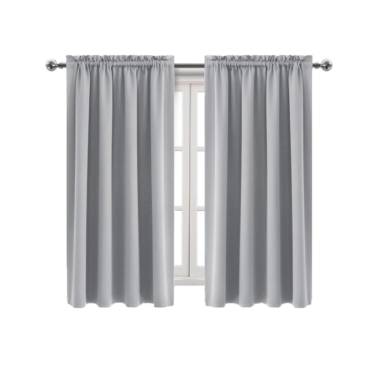 Blackout Curtains Room Darkening Thermal Insulated Bedroom Curtains Window Curtain Panels (2 Count)