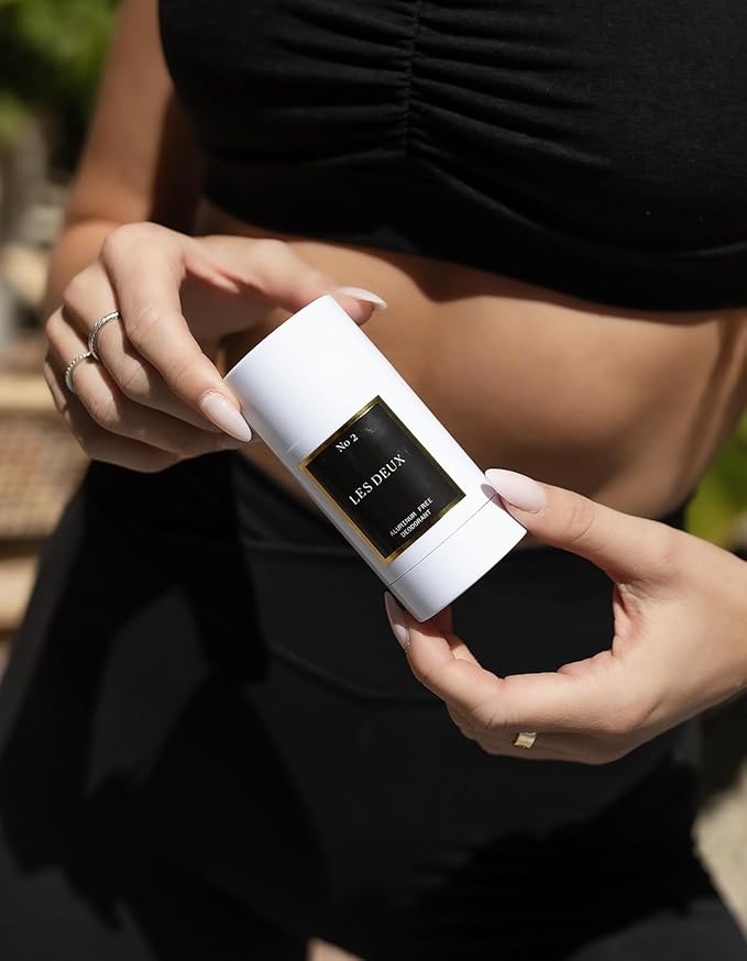 Natural Deodorant Stick - Unisex, Aluminum Free, Baking Soda Free, All Day Protection (No 2 - Amber, Saffron, Sandalwood). Free From Parabens, Sulfates & Phthalates