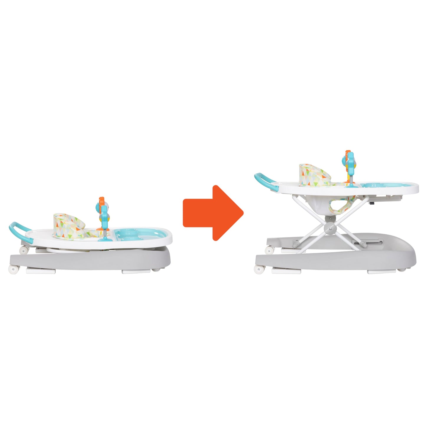 Smart Steps® by Baby Trend Dine N’ Play 3-in-1 Feeding Walker, Harmony Fun