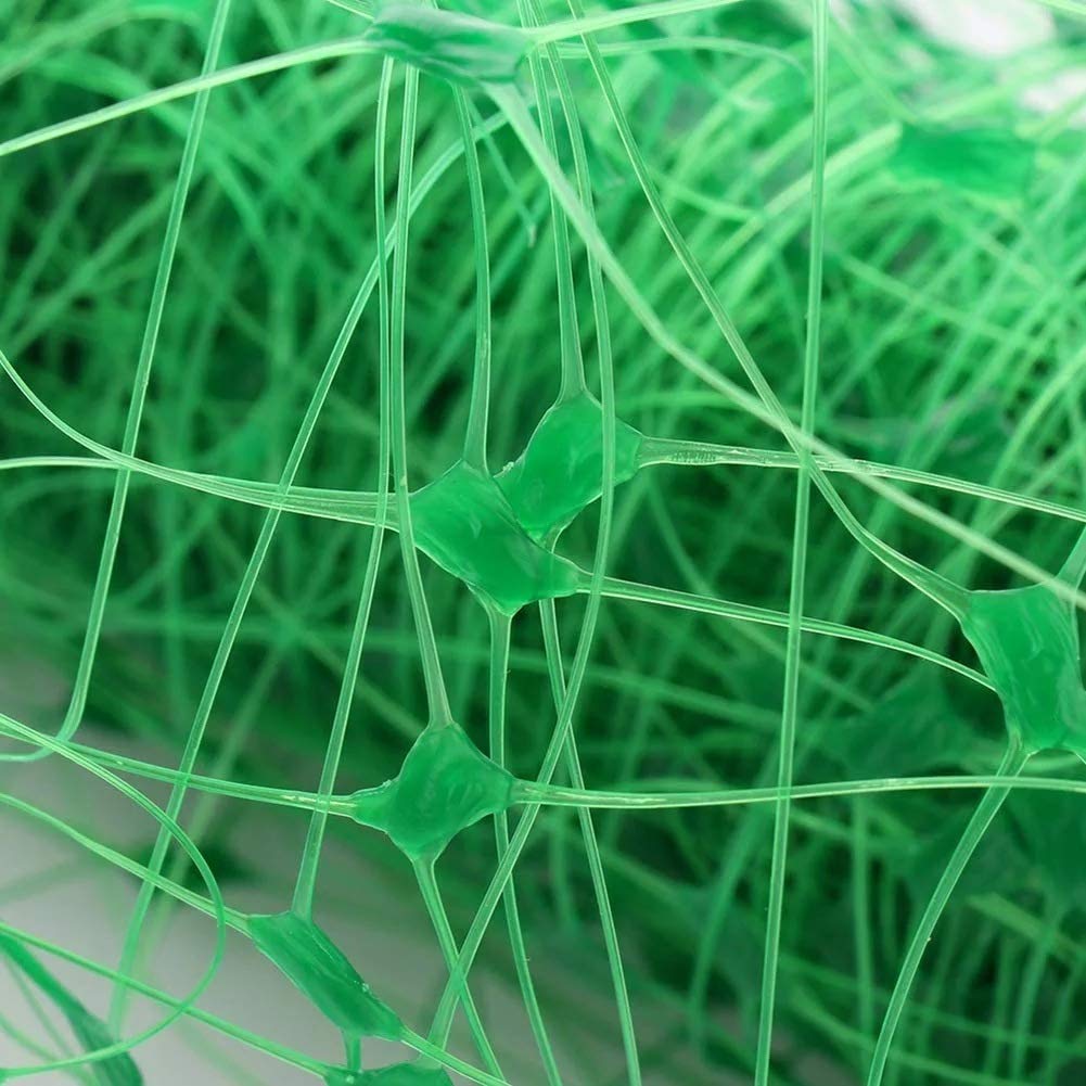 HHTHH Green Trellis Netting 4x100 ft Heavy Duty Garden Netting Polypropylene Plant Support Net for Climbing Vegetables Fruits Flowers