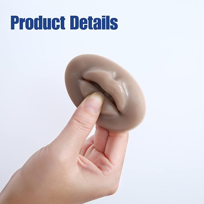 5D Soft Silicone Realistic Lip Practice Module For Semi Permanent Make Up - Lip Tattoo - PMU Supplies Tattoo Practice Lips