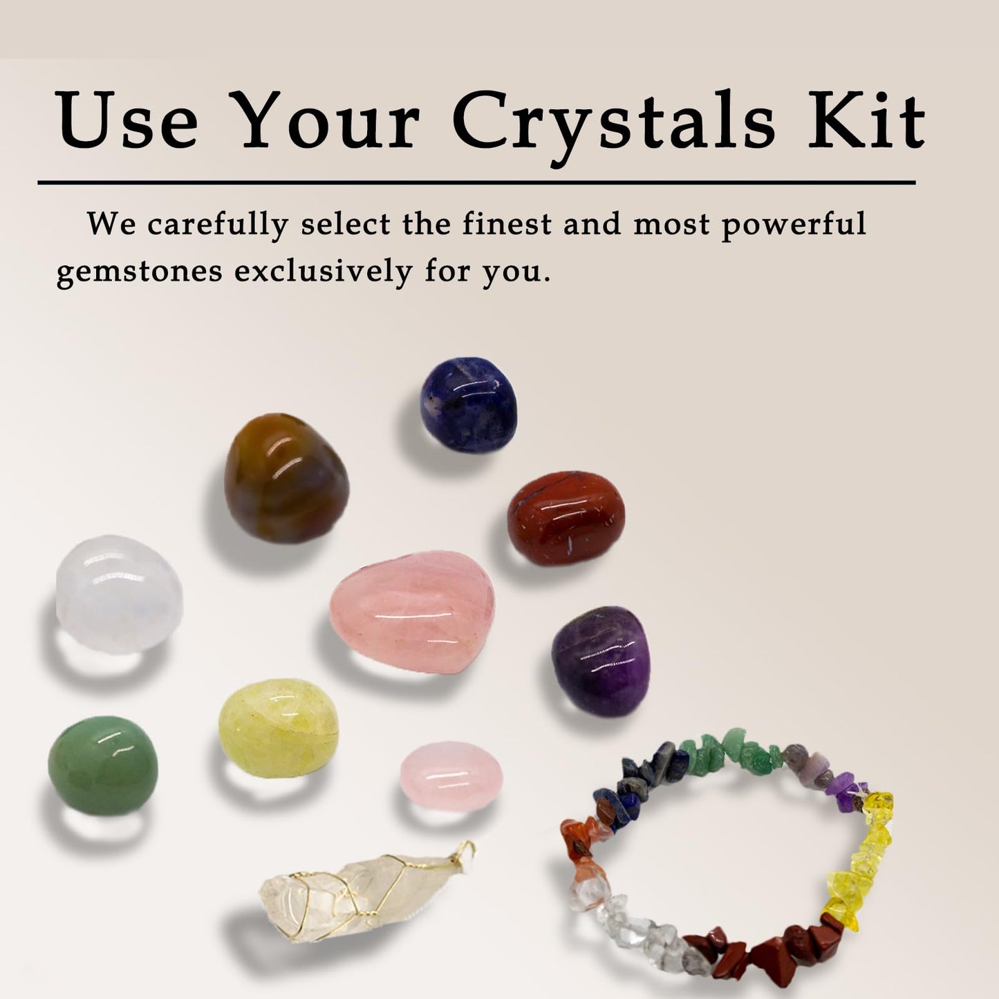 Crystals and Healing Stones, Healing Crystals, Chakra Stones,Crystals and Stones, Chakra Pendant & Necklace, Healing Crystals and Stones, Crystal Set, Crystal Gift Box