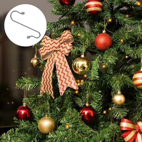 PRETYZOOM 100pcs Art Christmas Tree Hanging Hooks Xmas Decorative Accessories for Ornament Display for Holiday Decorating