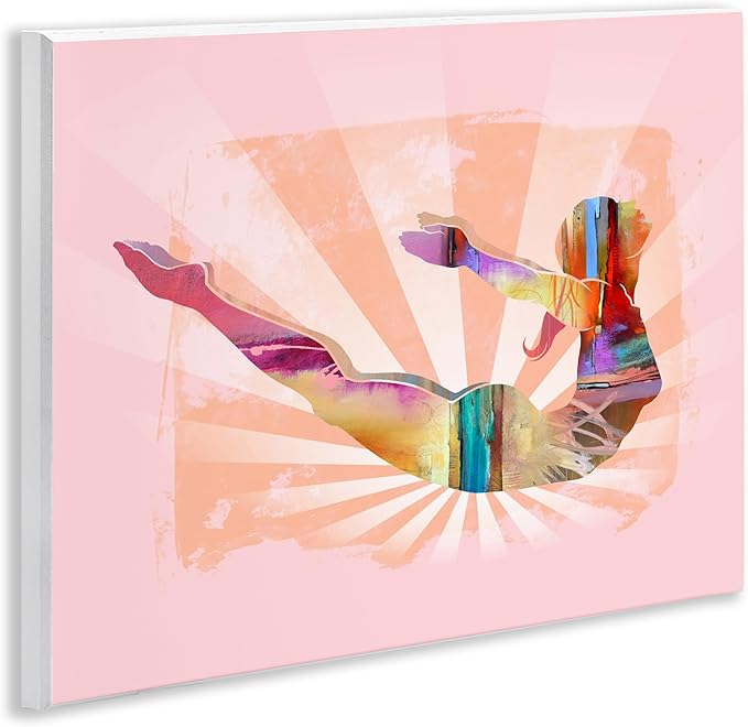 Stupell Industries Abstract Mindfulness Exercise Wall Plaque Art Design by Tim Parker, 14 x 11