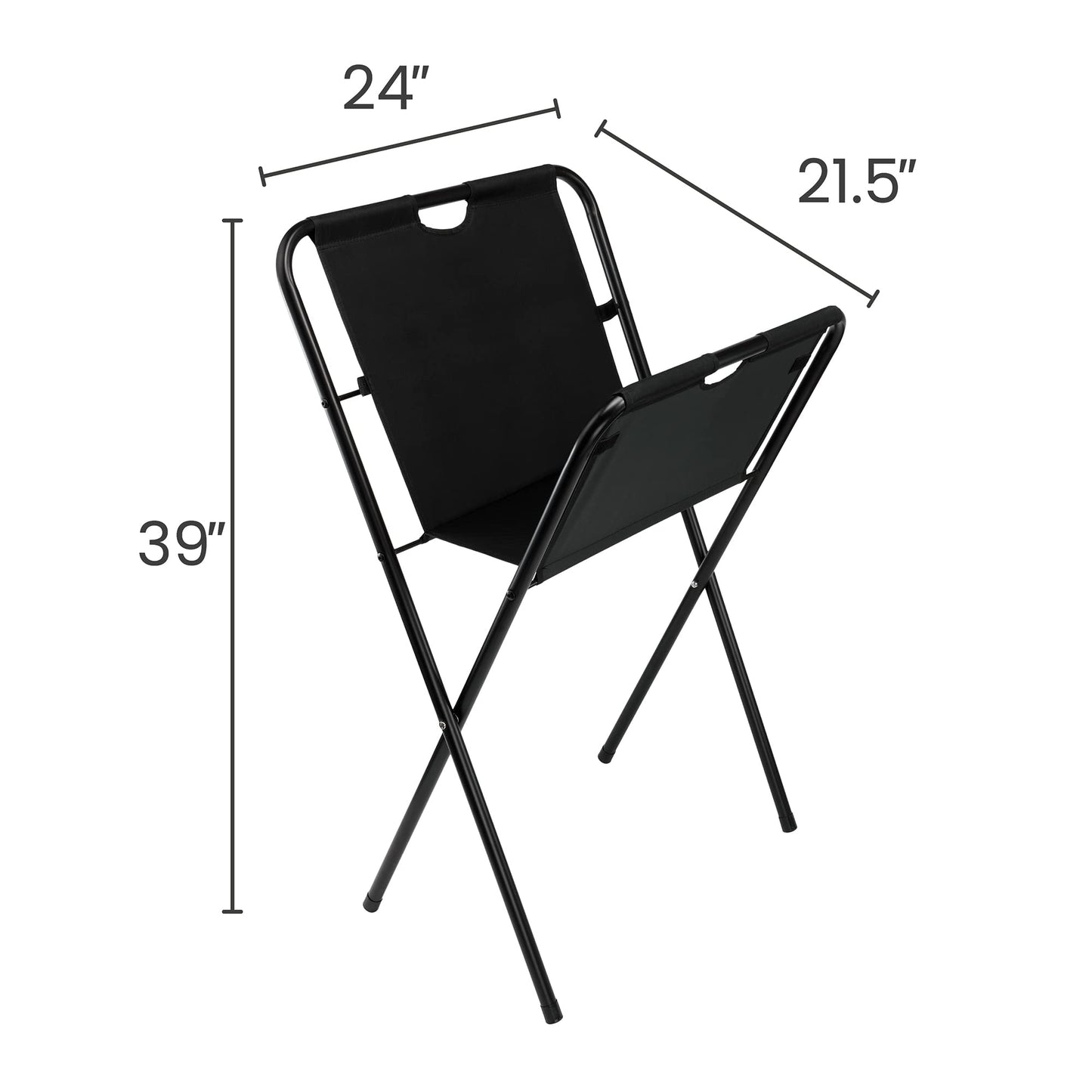 Creative Mark Medium Canvas Art Print Rack - Portable Folding Display for Posters, Artwork, Prints, Canvas, Panels, Artist Galleries, Studios & Storage - 39" h x 21.5" d x 24"