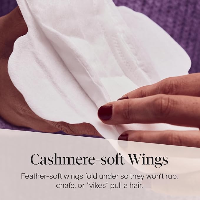 Cora Made-to-Move Regular Pads with Wings, Organic Cotton Topsheet Ultra Thin Feminine Care Pads for Women, Soft, Comfortable & Breathable Menstrual Pad, Super Absorbency, Unscented, 34 Count